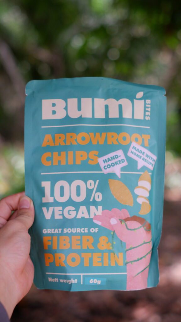 BUMI Arrowroot Chips snack sehat tanpa pengawet snack indonesia