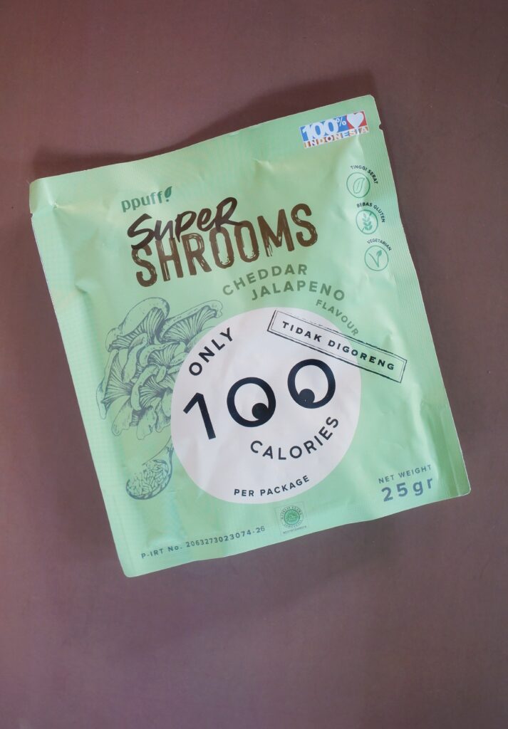 snack indonesia snack diet Ppuff Super Shrooms Cheddar Jalapeno snack untuk buka puasa